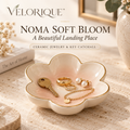 𝑽𝑬𝑳𝑶𝑹𝑰𝑸𝑼𝑬™ Noma Soft Bloom Ceramic Trinket Dish — Jewelry & Key Catchall