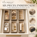 𝑽𝑬𝑳𝑶𝑹𝑰𝑸𝑼𝑬™ CalmGrid A Place for Everything Drawer Organizers — 6-Piece Set