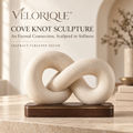 𝑽𝑬𝑳𝑶𝑹𝑰𝑸𝑼𝑬™ Cove Eternal Connection Knot Sculpture — Abstract Tabletop Décor
